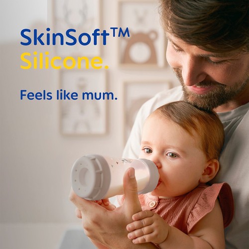 MAM Silicone Bottle Teats Fast Flow 4+ Months Level 3