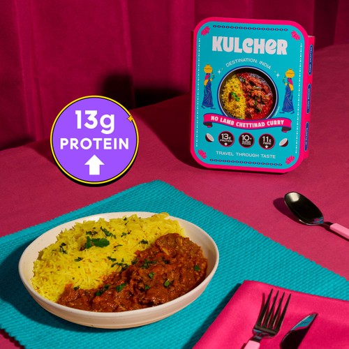 Kulcher No Lamb Chettinad with Garlic Fried Rice