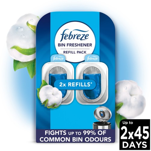 Febreze Bin Freshener Cotton Fresh 2 Refills