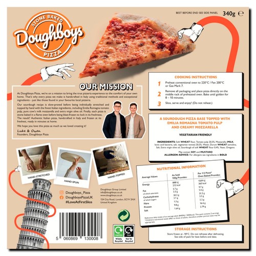 Doughboys Classic Margherita Pizza