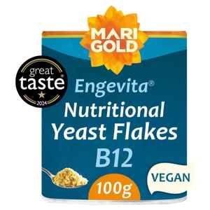 Marigold Health Foods Engevita Nutritional Yeast Flakes with B12 100g