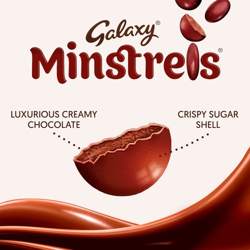 Galaxy Minstrels Milk Chocolate Buttons Pouch Bag
