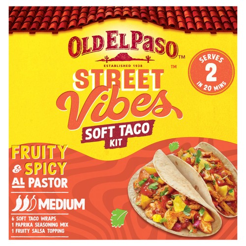 Old El Paso Street Vibes Taco Kit Al Pastor