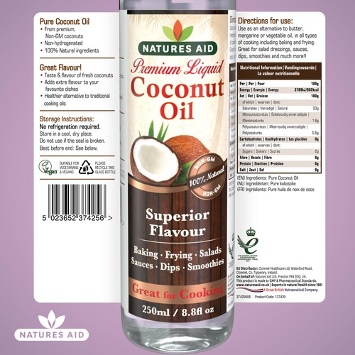 Natures Aid Coconut Oil