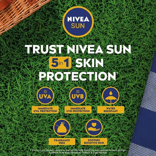 NIVEA SUN Kids Sensitive Protect SPF 50+ Sun Lotion