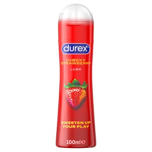 Durex Strawberry Lube Water Based Flavoured Edible