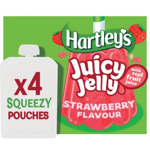 Hartley's Strawberry Jelly Pouch Multipack 4x90g