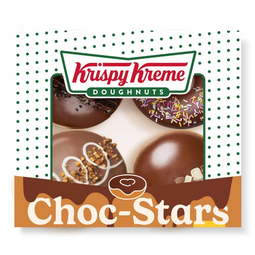 Krispy Kreme Choc Stars