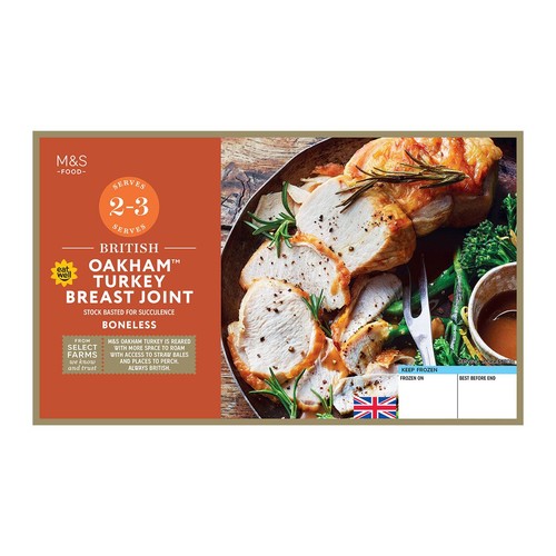 M&S Select Farms British Oakham Turkey Breast Joint Small Frozen