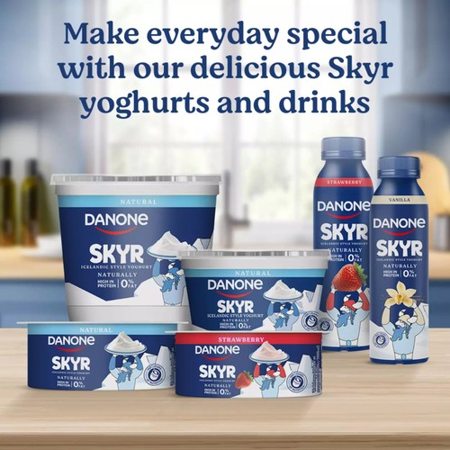 Danone Skyr High Protein 0% Fat Natural Yoghurt Big Pot