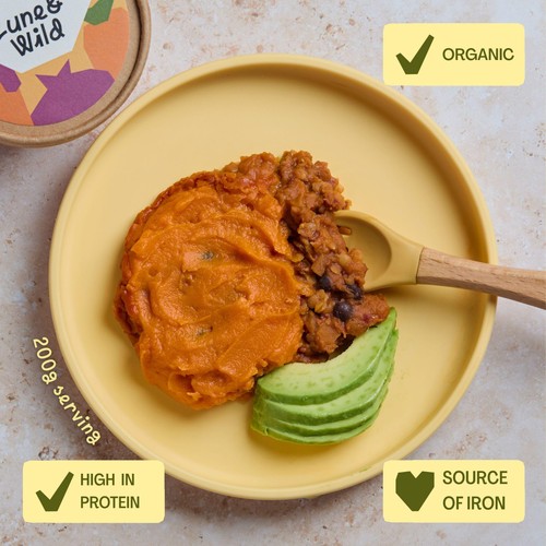 Lune & Wild Handmade Mexican Bean Chilli Toddler Meal 1-4 years