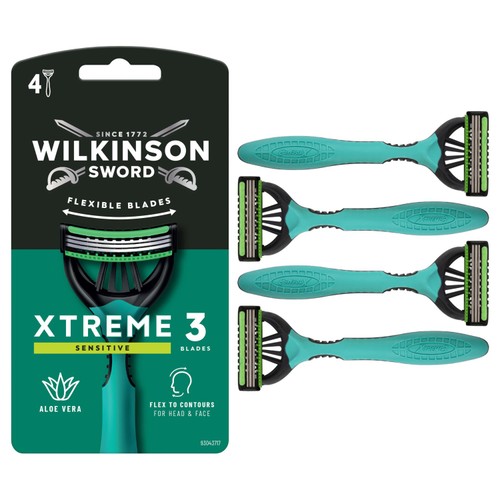 Wilkinson Sword Xtreme 3 Sensitive Disposable Men's Razors