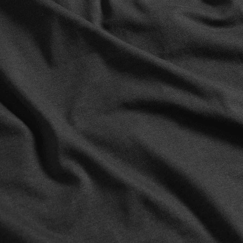 M&S Womens Pure Cotton Everyday Fit T-Shirt, Size 18, Black