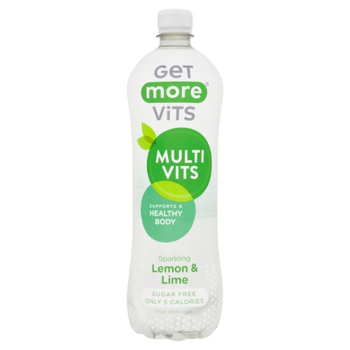 Get More Multivitamins Sparkling Water Lemon & Lime