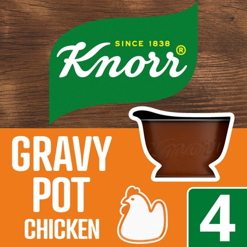 Knorr 4 Chicken Gravy Pot, 4 x 28g Knorr 4 Chicken Gravy Pot, 4 x 28g