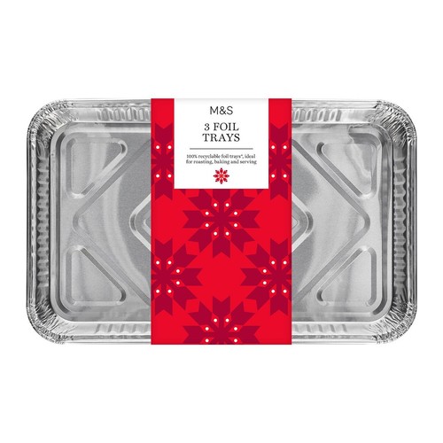 M&S 3 Foil Trays