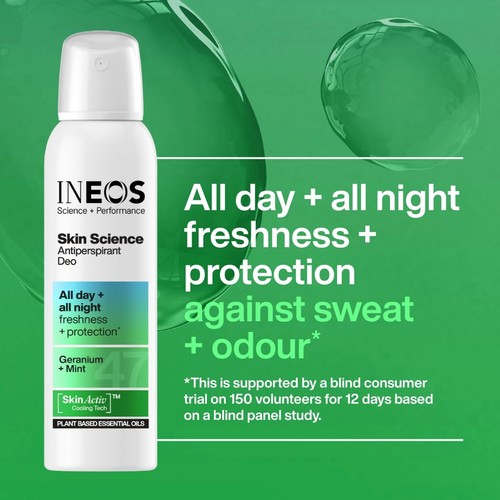 INEOS Skin Science Antiperspirant Deodorant Geranium & Mint