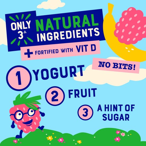 Onken Kids Raspberry & Banana Kids Yogurt