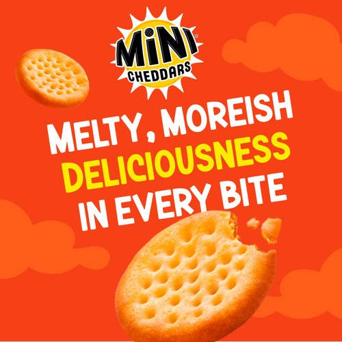 Jacob's Mini Cheddars Red Leicester Multipack Baked Snacks