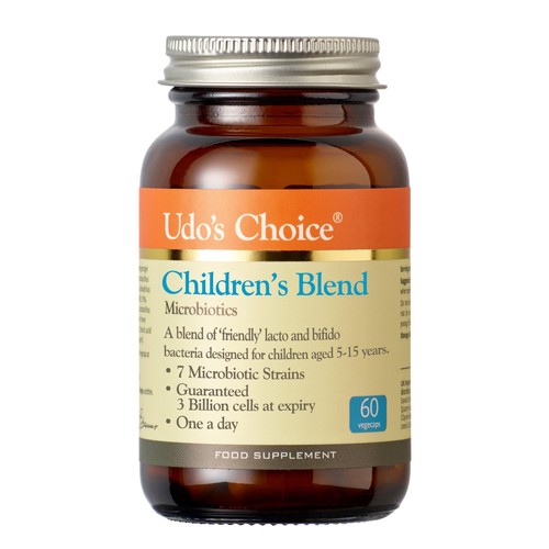 Udo's Choice Kid's Blend Microbiotics Supplement Vegetable Capsules 5-15yrs