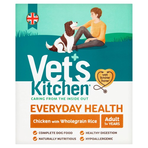 Vet's Kitchen Wet Dog Food Chicken with Wholegrain Rice