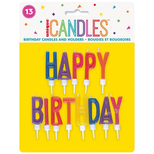 Happy Birthday Candles