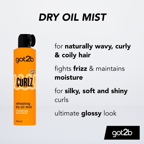 Got2b CURLZ Dry Oil Mist Hairspray