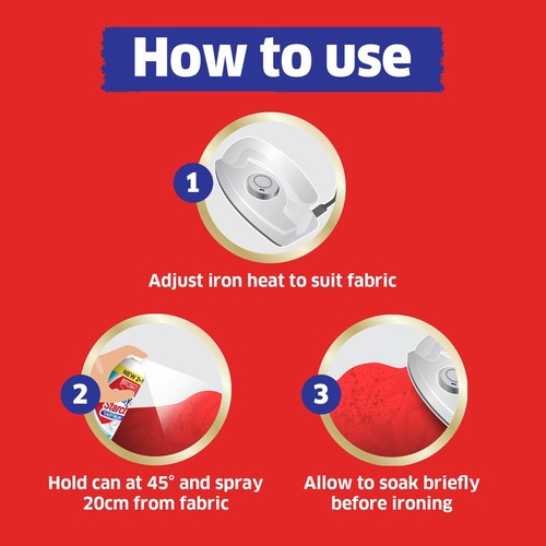 Dylon Spray Starch with Easy Iron
