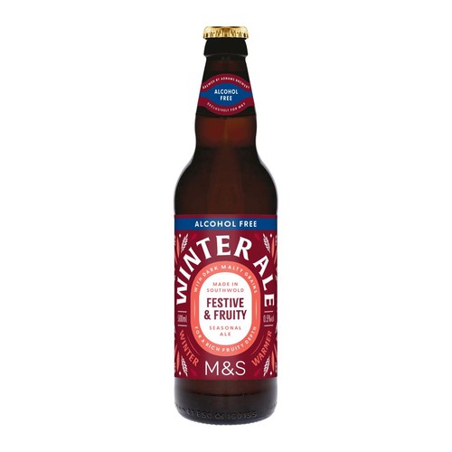 M&S Alcohol Free Winter Ale