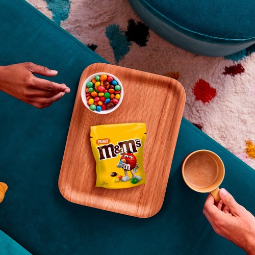 M&M's Crunchy Peanut & Milk Chocolate Bites Pouch Bag