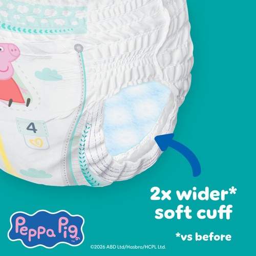 Pampers New Baby Nappy Pants Size 3 Jumbo