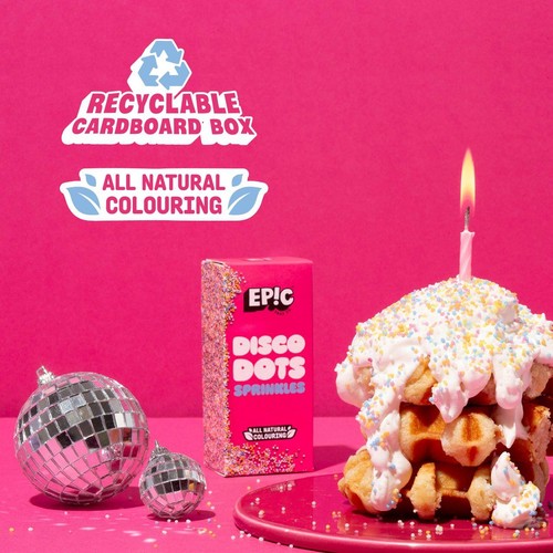 Epic Disco Dots Cake Sprinkles