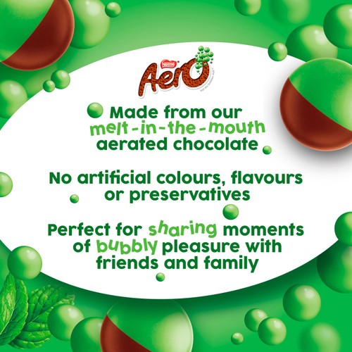 Aero Bubbles Peppermint Mint Chocolate Sharing Bag
