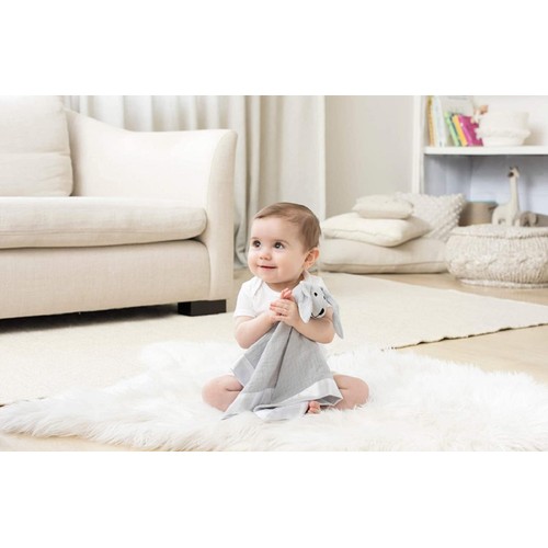 Aden + Anais Grey Muslin Comforter