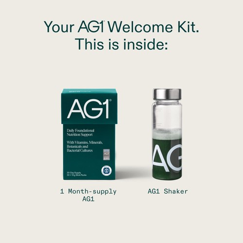 AG1 drink Shaker