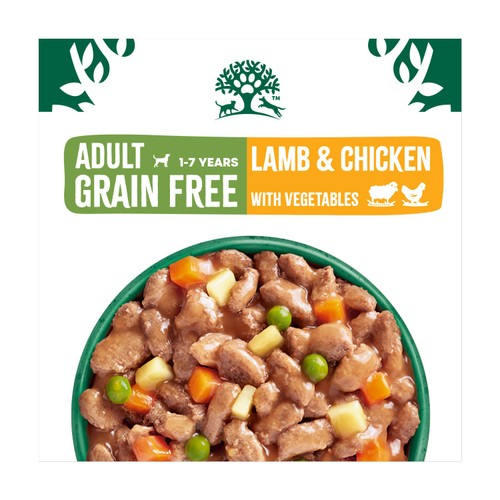 James Wellbeloved Grain Free Adult Wet Dog Food Lamb&Chicken Gravy Pouches