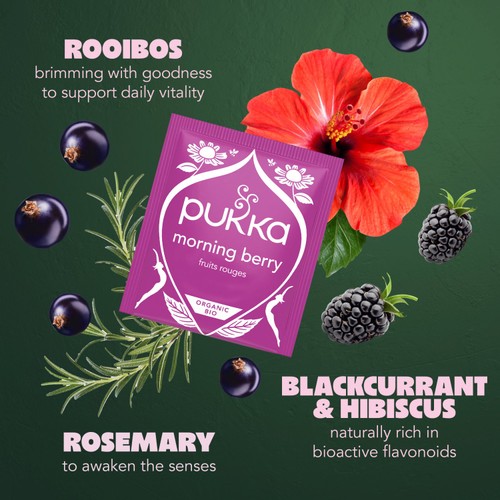 Pukka Teas Organic Morning Berry 20 tea bags