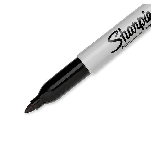 Sharpie Permanent Marker Pens Black Ink