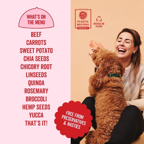Marleybones Wet Dog Food - Beef & Superfoods