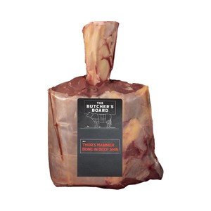 The Butcher's Board Thor's Hammer Bone in Beef Shin