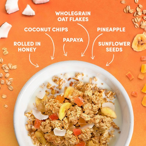 Jordans Crunchy Oat Granola Tropical Fruits Breakfast Cereal