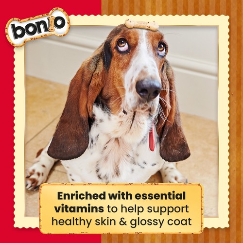 Bonio Meaty Chip Bitesize Dog Biscuits