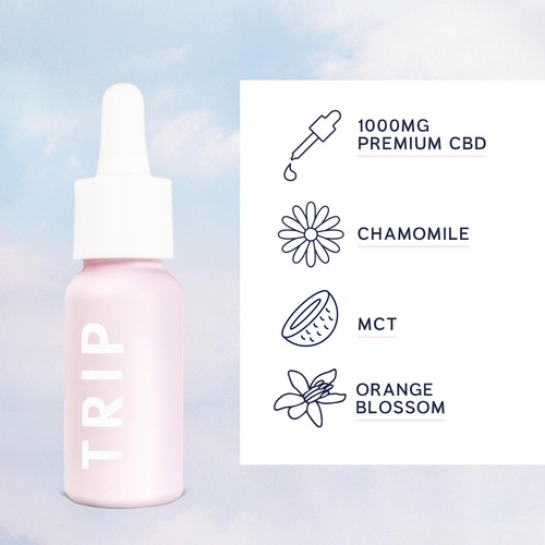 TRIP Orange Blossom 1000mg CBD Oil