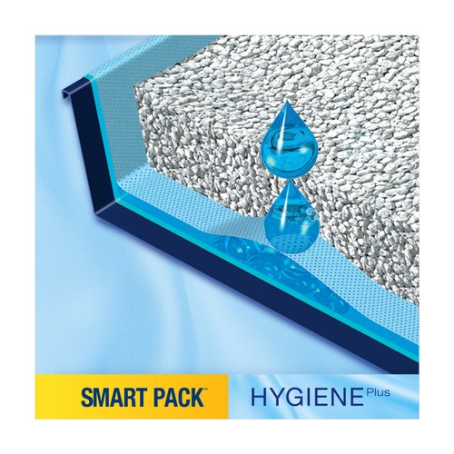 Catsan Hygiene Smart Pack 2x Inlays Cat Litter Dust-Free Litter Tray Liner
