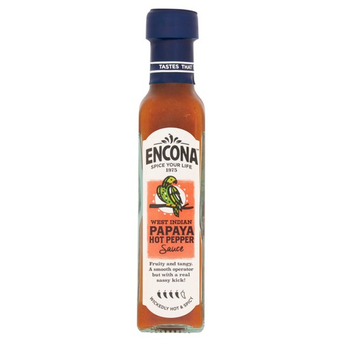 Encona WI Papaya Hot Pepper Sauce, 142ml Encona WI Papaya Hot Pepper Sauce, 142ml