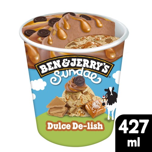 Ben & Jerry's Sundae Dulce De-Lish Ice Cream Tub Dessert