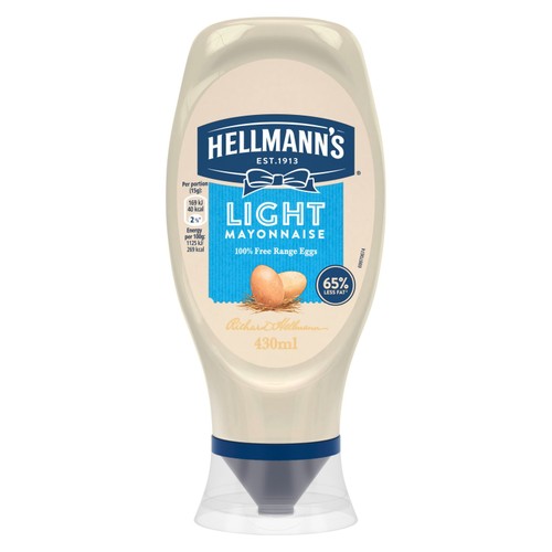 Hellmann's Light Squeezy Mayonnaise 