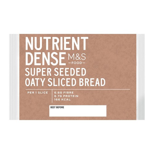 M&S Nutrient Dense Super Seeded Oaty Sliced Bread