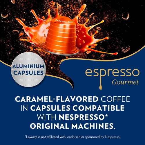 Lavazza Caramel Gourmet Nespresso Compatible Capsules