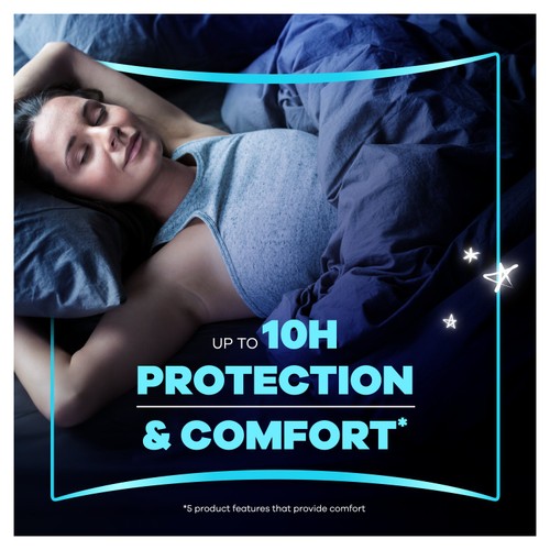 Always Platinum Secure Night Sanitary Towels Wings Size 4